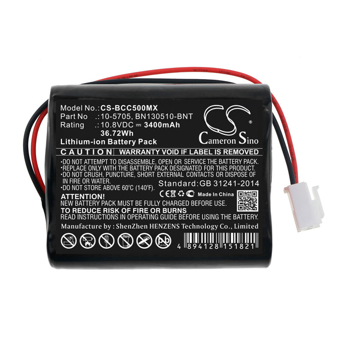 CS-BCC500MX : Battery for medicalEconet Compact 5, Compact 7 (alt) - Replaces medicalEconet 10-5705, BN130510-BNT, BN221024 and others