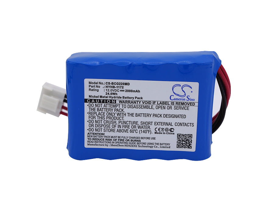 CS-BCG220MD : Battery for EDANINS ECG-1A - Replaces Biomedical HYHB-1172