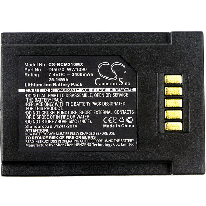 CS-BCM210MX : Battery for BCI SpectrO2 Pulse Oximeters, SpectrO2 10, SpectrO2 20 and others - Replaces BCI DI5070, WW1090