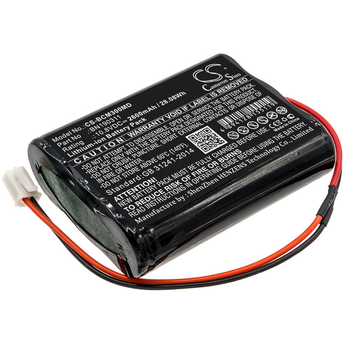 CS-BCM300MD : Battery for Bionet BM3VET Next Monitor, BM3, BM3Vet and others - Replaces Bionet BN190311