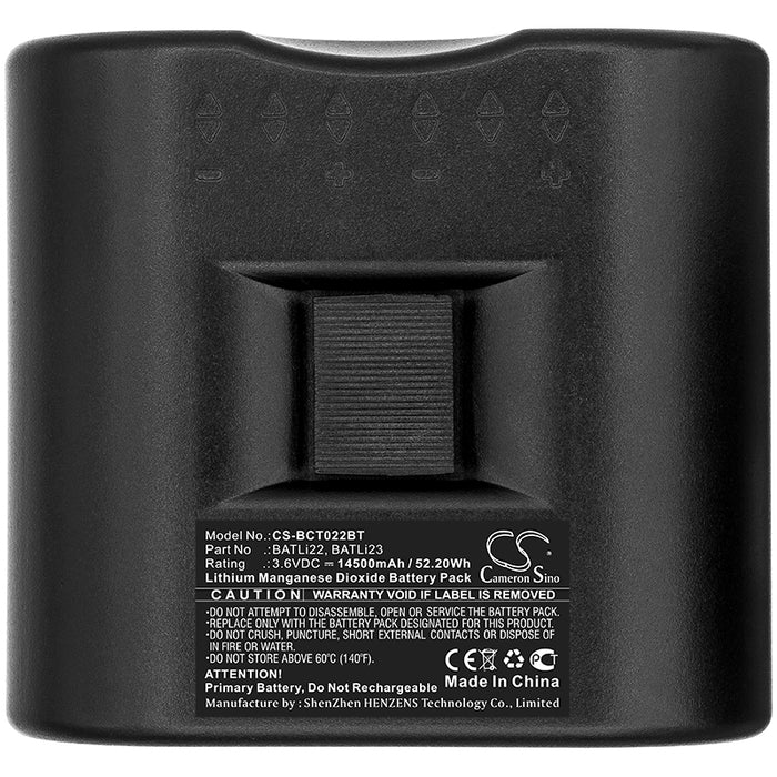 CS-BCT022BT : Battery for DAITEM Central siren transmitter 361 21F, 360. 21 X, Central siren transmitter 362 21F and others - Replaces DAITEM BATLi22, BatLi23, MPU01X and others