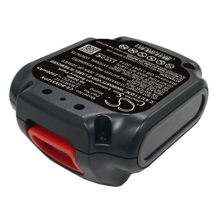 CS-BDX512PX : Battery for Black & Decker BDCDD12, BDCD112, BDCDD12KB and others - Replaces Black & Decker LBXR1512