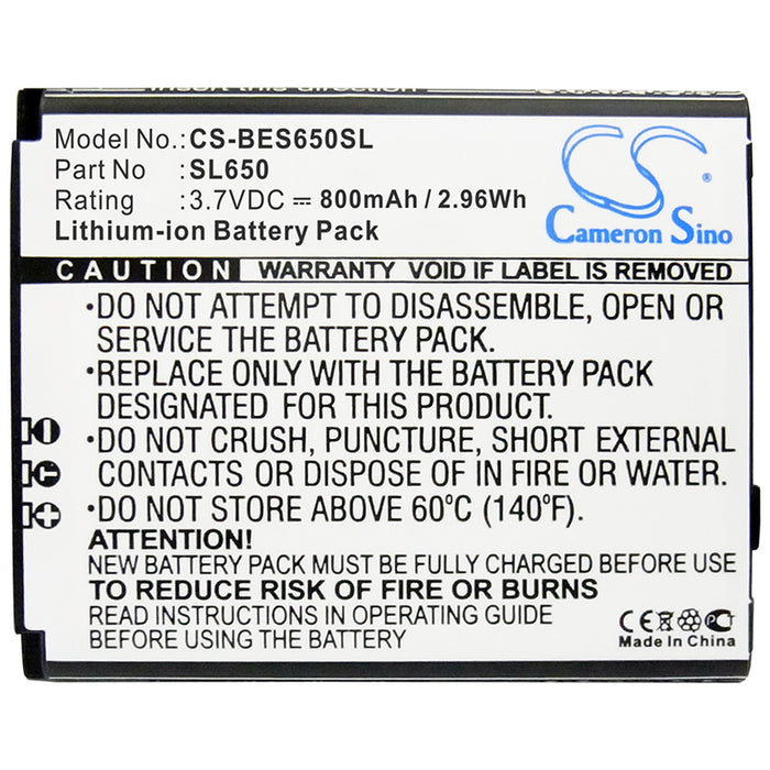 CS-BES650SL : Battery for Bea-fon SL650 - Replaces Bea-fon SL650