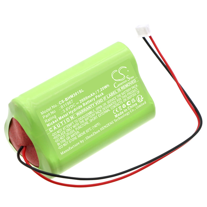 CS-BHM301SL : Battery for Bacharach Medigas PM 3010 N2O Monitor - Replaces Bacharach B11967