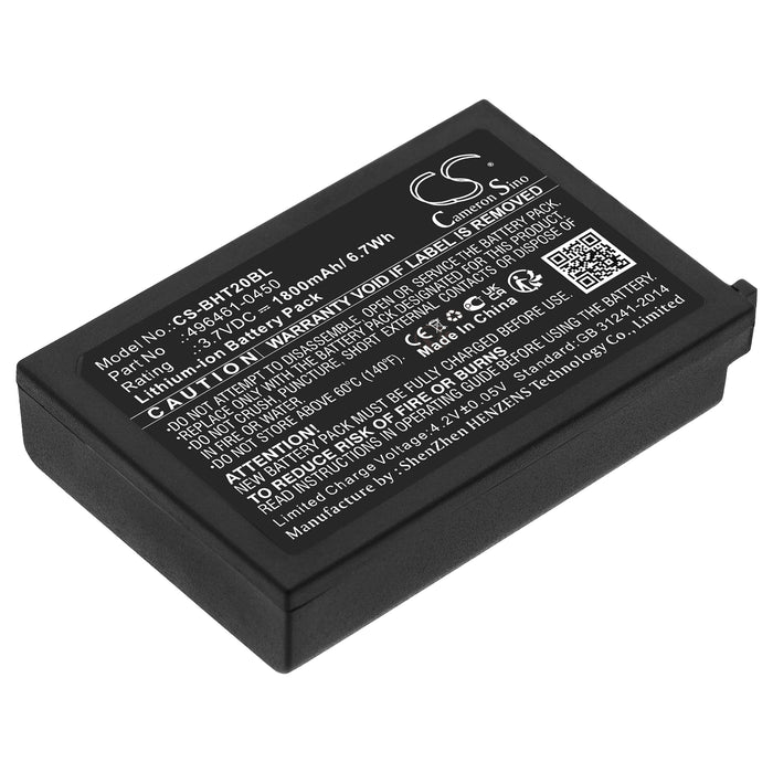 CS-BHT20BL : Battery for Denso BHT-400Q, BHT-825QW, BHT-1306B and others - Replaces Denso 496461-0450, BT-20L, BT-20LB and others