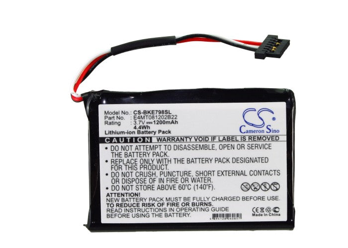 CS-BKE798SL : Battery for Becker Traffic Assist Highspeed II 7988, BE7988, Traffic Assist Highspeed and others - Replaces Becker E4MT081202B22, 541380530002