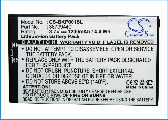 CS-BKP001SL : Battery for Becker Traffic Assist Pro, Traffic Assist 7916, Traffic Assist Pro Ferrari 7929 - Replaces Becker 38799440