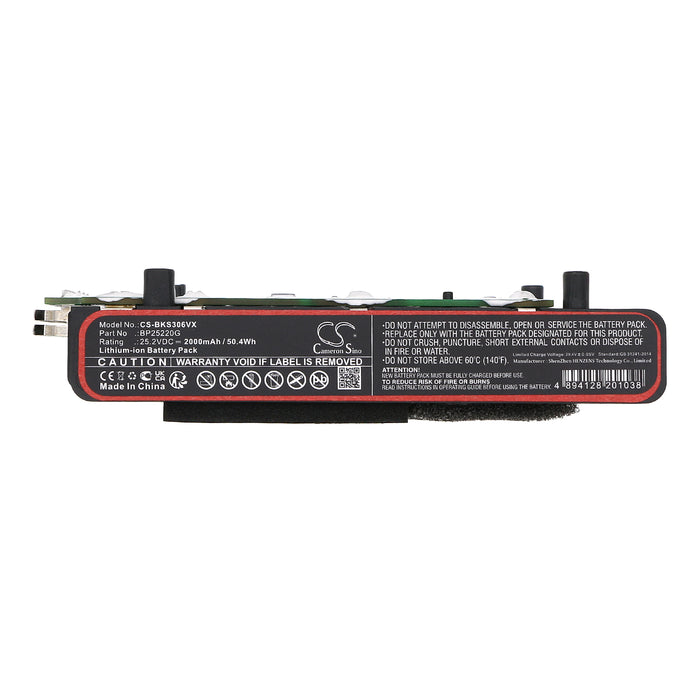 CS-BKS306VX : Battery for Beko Arcelik SD-3061 - Replaces Beko BP25220G, 9178018779