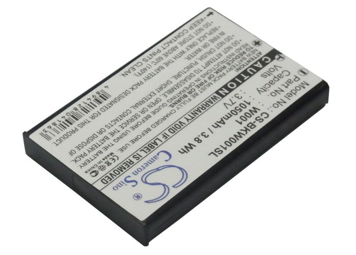 CS-BKW001SL : Battery for Belkin Wifi Skype Phone, F1PP000GN-SK, WSKP100 and others - Replaces Belkin W0001