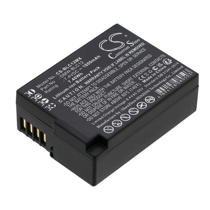 CS-BLC12MX : Battery for Leica V-Lux 4, Leica Q - Replaces Leica BP-DC12