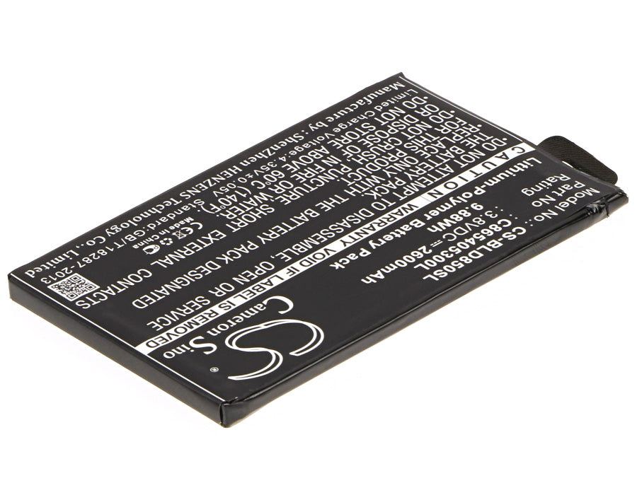 CS-BLD850SL : Battery for BLU Studio XL, Studio XL 6.0 HD, D850Q and others - Replaces BLU C865405300L, SL1805A