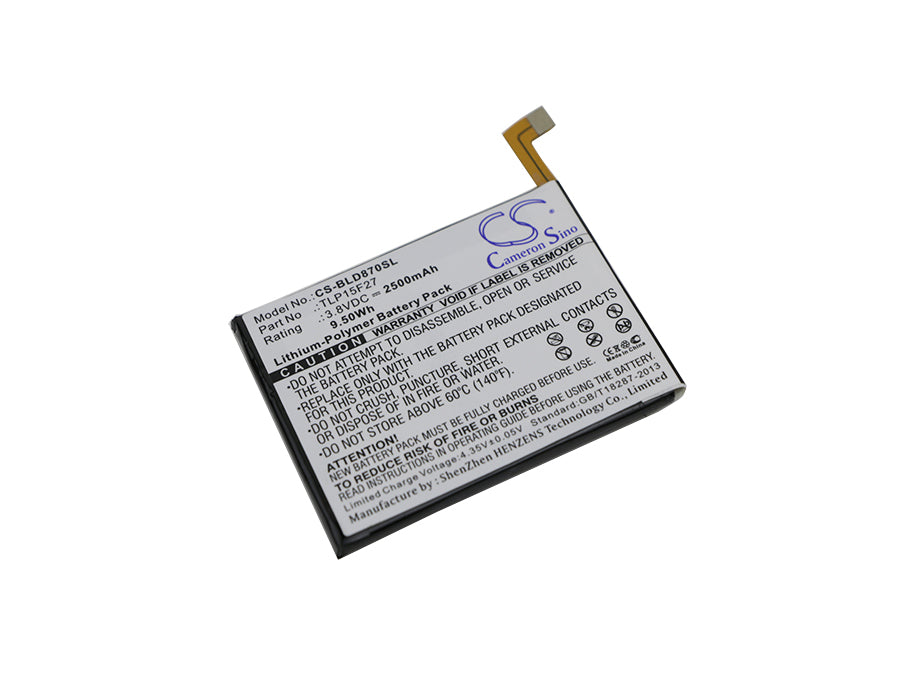 CS-BLD870SL : Battery for BLU Studio C Super Camera, D870U - Replaces BLU TLP15F27