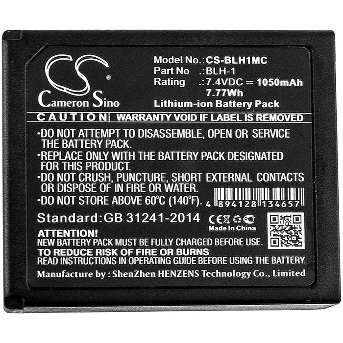 CS-BLH1MC : Battery for OLYMPUS E-M1 Mark II, OM-D, E-M1 and others - Replaces OLYMPUS BLH-1