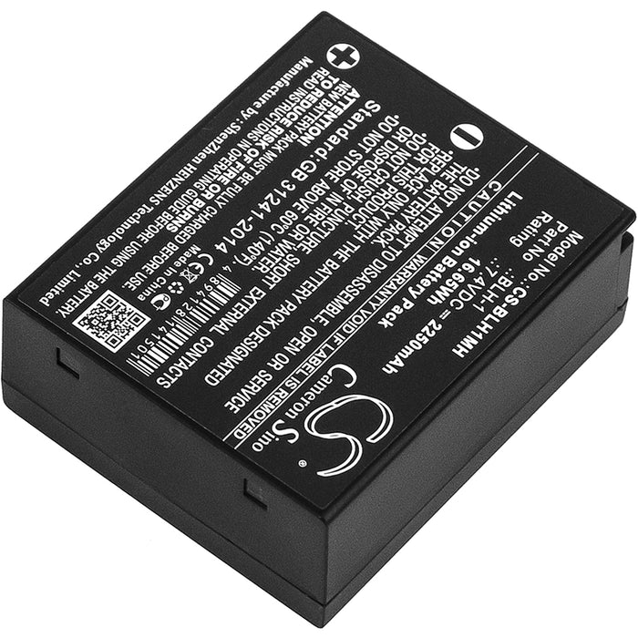 CS-BLH1MH : Battery for OLYMPUS E-M1 Mark II, OM-D, E-M1 and others - Replaces OLYMPUS BLH-1