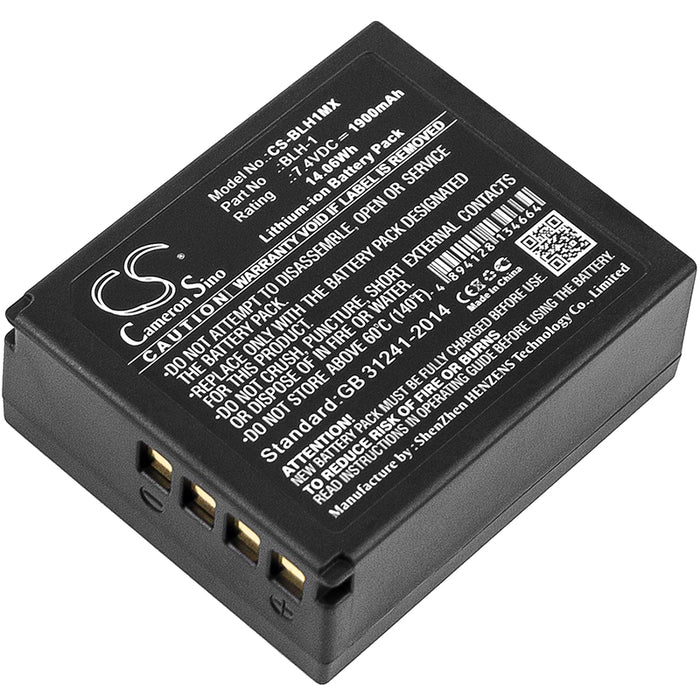 CS-BLH1MX : Battery for OLYMPUS E-M1 Mark II, OM-D, E-M1 and others - Replaces OLYMPUS BLH-1