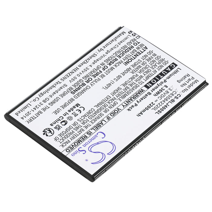 CS-BLJ400SL : Battery for BLU J4, J170, J170EQ - Replaces BLU C835842220L