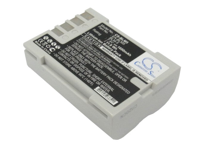 CS-BLM5 : Battery for Olympus E3, E5, E30 - Replaces Olympus EA-BLM5, BLM-5