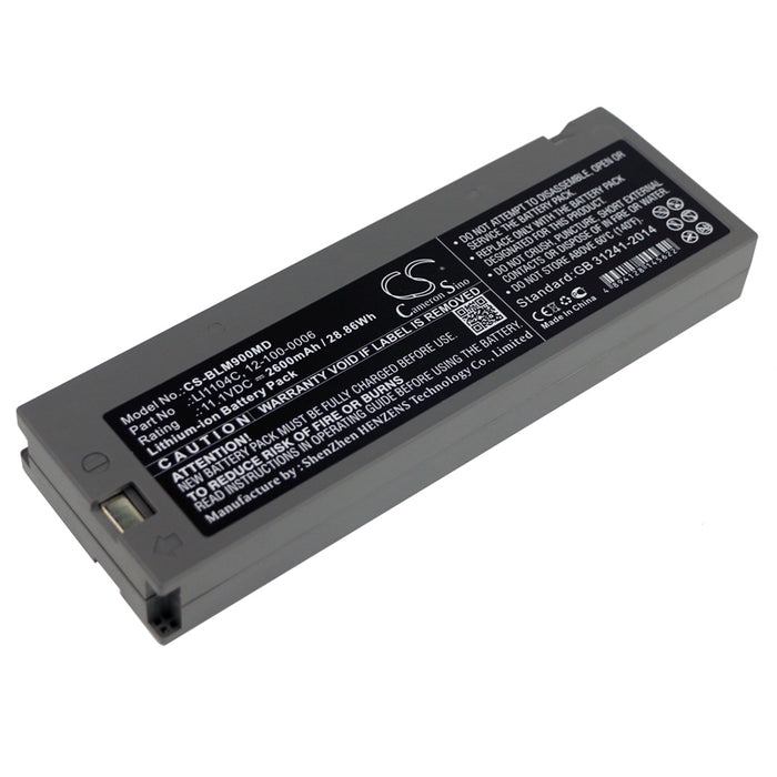 CS-BLM900MD : Battery for Biolight M8000, M9000, M9000A and others - Replaces Biolight LI1104C, 12-100-0006