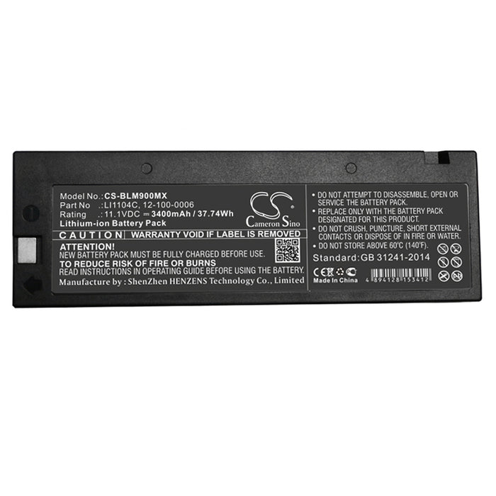 CS-BLM900MX : Battery for Biolight M8000, M9000, M9000A and others - Replaces Biolight LI1104C, 12-100-0006