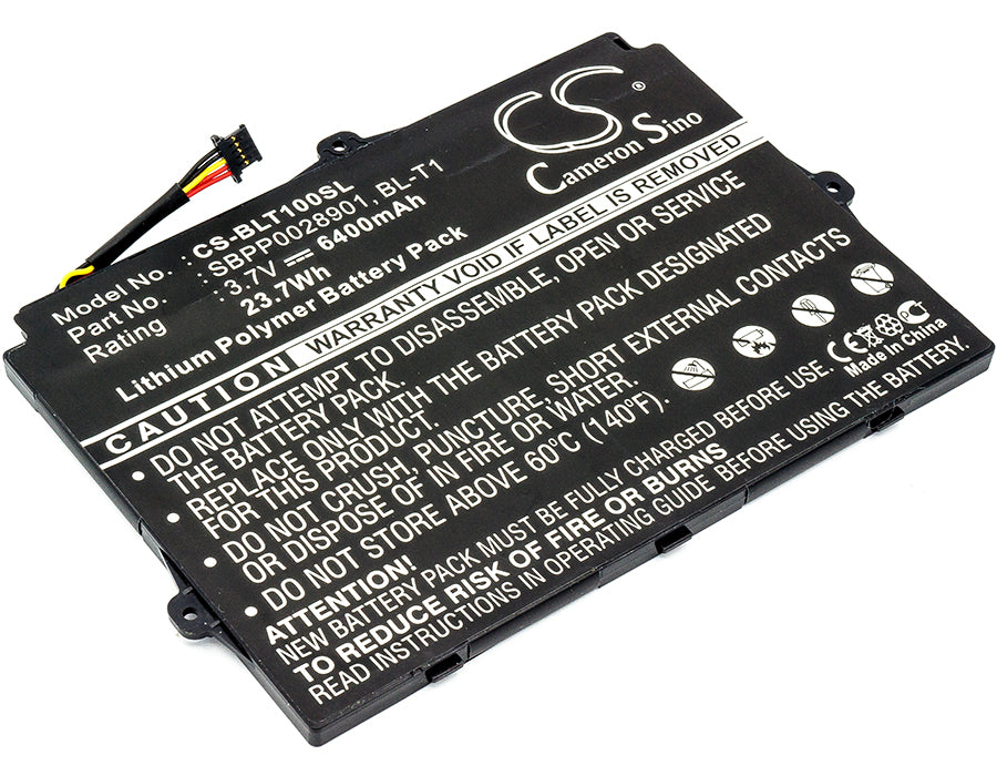 CS-BLT100SL : Battery for LG Optimus Pad V900, Optimus Pad L-06C, V900 and others - Replaces LG SBPP0028901, BL-T1