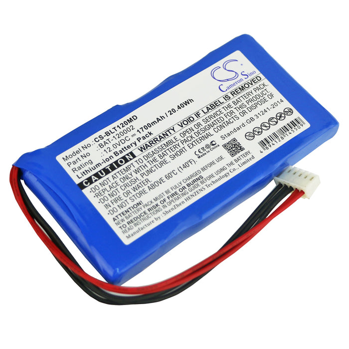 CS-BLT120MD : Battery for Biolight BLT-1203A, BLT-1203A Vital Signs Monitor - Replaces Biolight BAT-120002