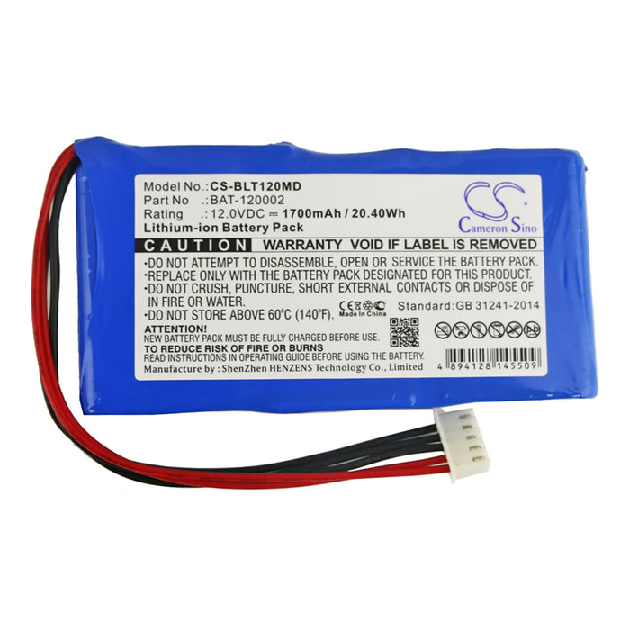 CS-BLT120MD : Battery for Biolight BLT-1203A, BLT-1203A Vital Signs Monitor - Replaces Biolight BAT-120002