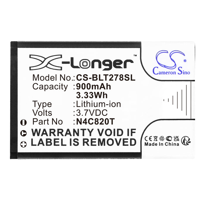 CS-BLT278SL : Battery for BLU Samba TV, T276T, T278X and others - Replaces BLU N4C820T, N4C600T, N5C900T and others