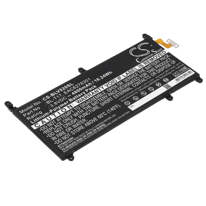 CS-BLV520SL : Battery for LG G Pad X 8.3, VK815, G Pad III 8.0 - Replaces LG BL-T17, EAC6278301