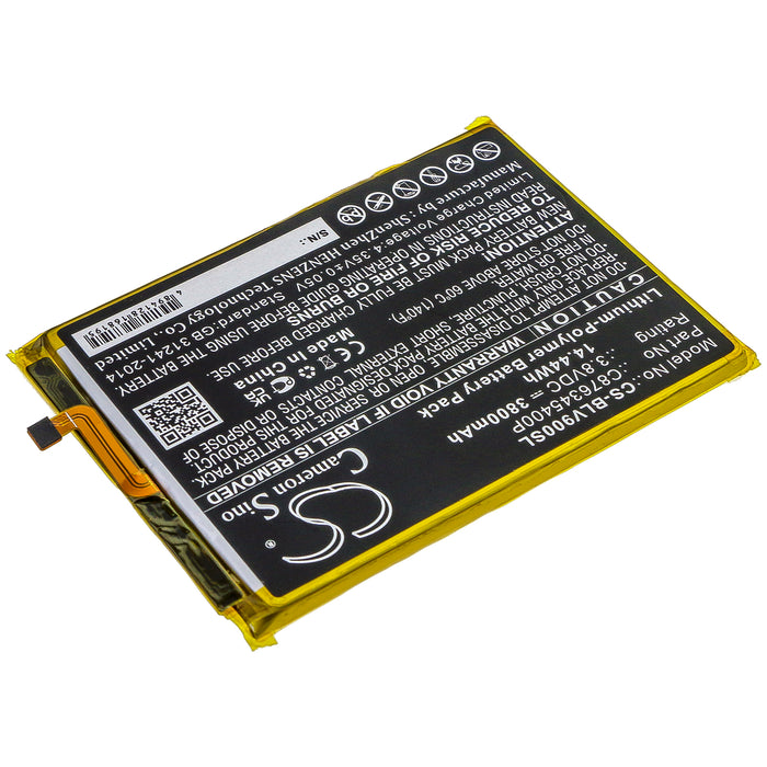 CS-BLV900SL : Battery for BLU V9, V0450UU, G8 G0170 - Replaces BLU C876345400P