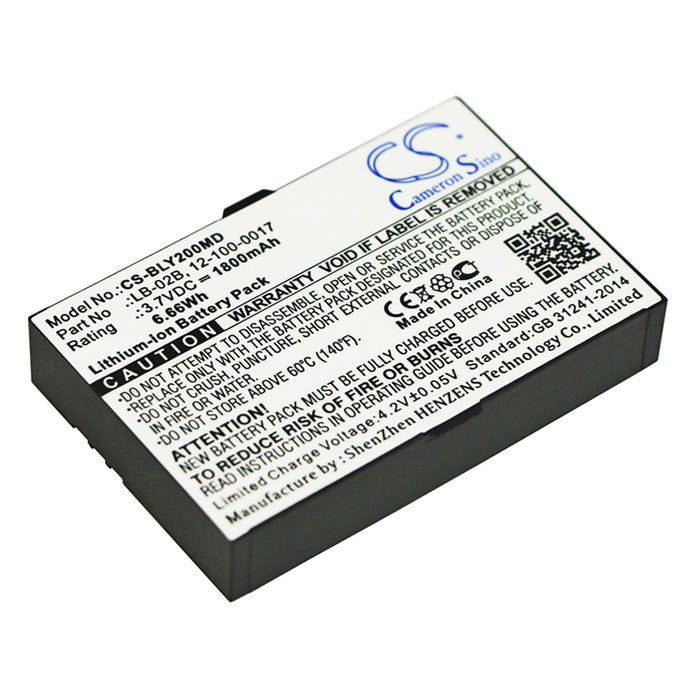 CS-BLY200MD : Battery for Biolight M69, JB2102D, FABILLS SVINA and others - Replaces Biolight B-02B, 12-100-0017