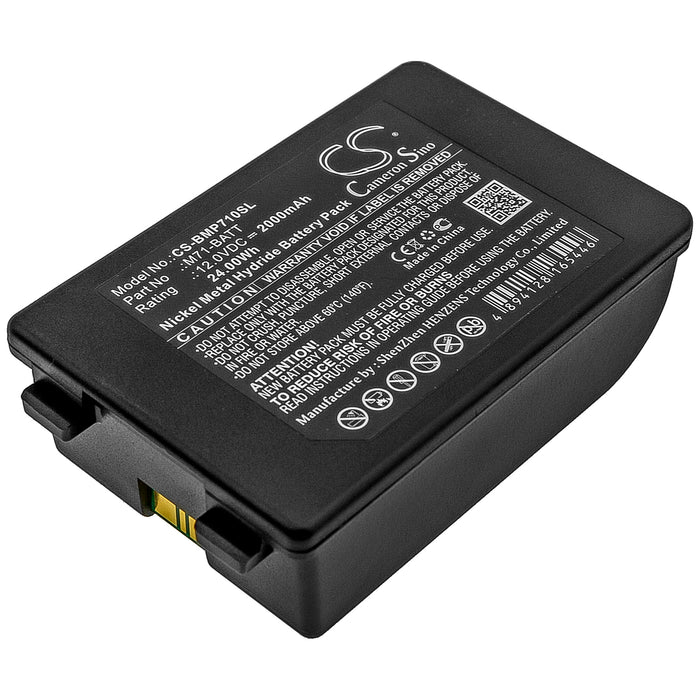 CS-BMP710SL : Battery for Brady BMP71 - Replaces Brady M71-BATT