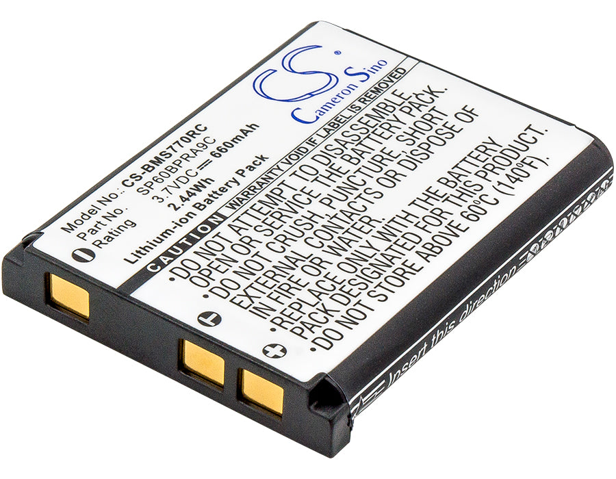 CS-BMS770RC : Battery for Sony Bluetooth Laser Mouse, VGP-BMS77 - Replaces Sony SP60BPRA9C, SP60, 4-268-590-02