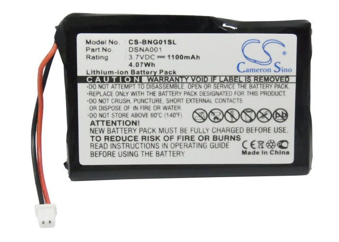 CS-BNG01SL : Battery for Blaupunkt Navi GPS, TravelPilot Lucca 3.3 - Replaces Blaupunkt DSNA001