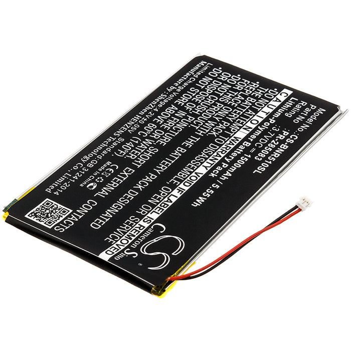 CS-BNR510SL : Battery for Kobo Glo HD, Aura, H2O - Replaces Pocketbook PR-285083