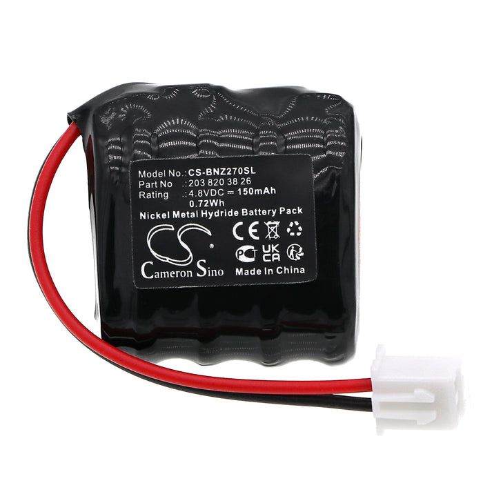 CS-BNZ270SL : Battery for Mercedes-Benz CLK Siren Alarm, CLK 270, CLK 320 - Replaces Mercedes-Benz 203 820 38 26