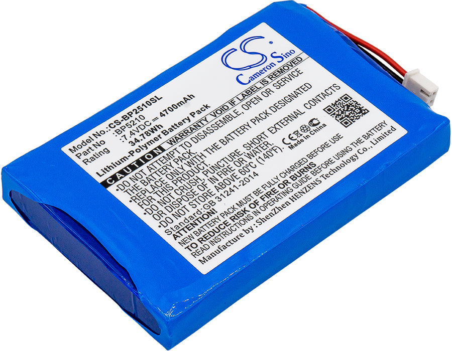 CS-BP2510SL : Battery for BK Precision 2510 Oscilloscopes, 2512 Oscilloscopes, 2510 and others - Replaces BK Precision BP5210