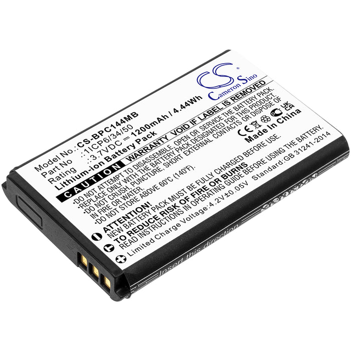 CS-BPC144MB : Battery for Babymoov Touch Screen A014407 - Replaces Babymoov 1ICP6/34/50