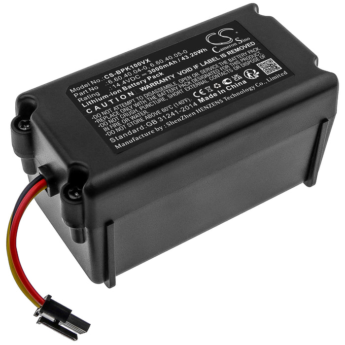 CS-BPK100VX : Battery for Lauben 26BB - Replaces Blaupunkt 6.60.40.04-0, 6.60.40.05-0