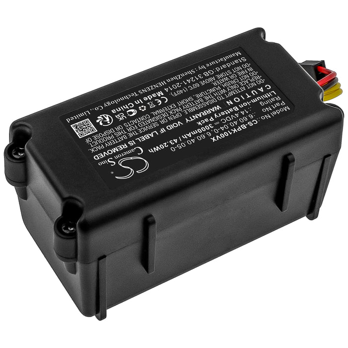 CS-BPK100VX : Battery for Lauben 26BB - Replaces Blaupunkt 6.60.40.04-0, 6.60.40.05-0