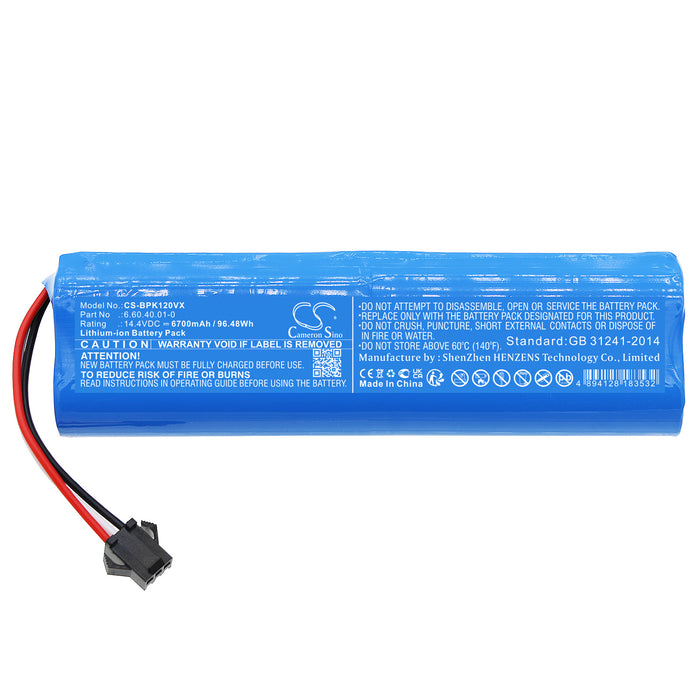 CS-BPK120VX : Battery for Blaupunkt XTREME, BPK-VCBB1XTE, BPK-VCBB1XTEIC and others - Replaces Blaupunkt 6.60.40.01-0