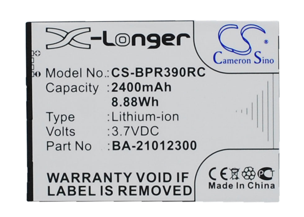 CS-BPR390RC : Battery for BandRich BandLuxe PR39 - Replaces BandRich BA-21012300