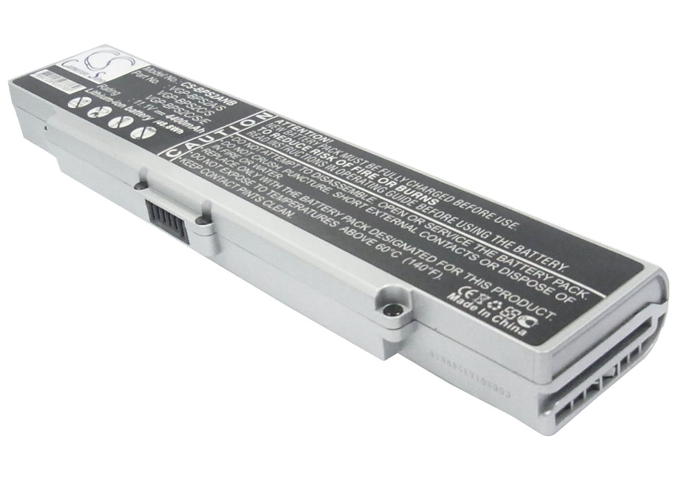 CS-BPS2ANB : Battery for Sony VAIO VGC-LA38G, VAIO VGN-C140G/B, VAIO VGN-C150P/B and others - Replaces Sony VGP-BPS2A/S, VGP-BPS2C/S, VGP-BPS2C/S/E