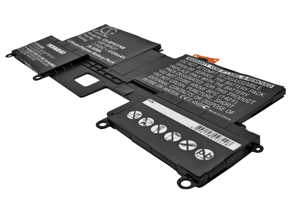 CS-BPS37NB : Battery for Sony VAIO Pro 11, SVP1121ZPWR, SVP11217PW/B and others - Replaces Sony VGP-BPS37