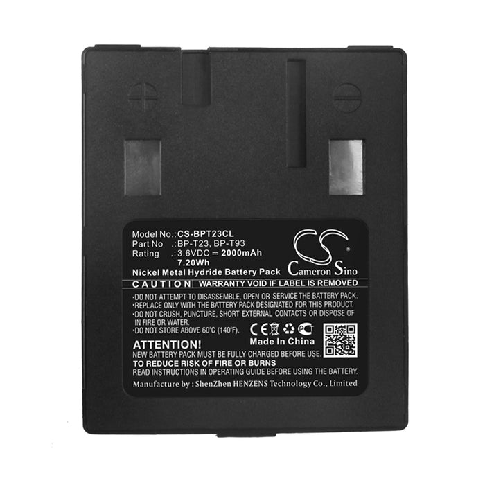 CS-BPT23CL : Battery for Nomad 22250X, 22251X, 3095 and others - Replaces Sony BP-T23, BP-T93