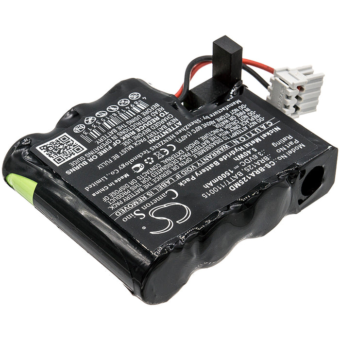 CS-BRA125MD : Battery for Braun Perfusor compact - Replaces Braun BRA125, 120015, BATT/110015 and others