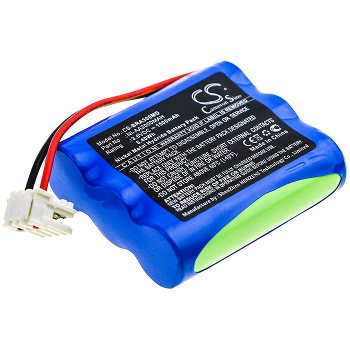 CS-BRA300MD : Battery for Braun Casmed 3/N600AAK - Replaces Braun NI-AA2000MAH