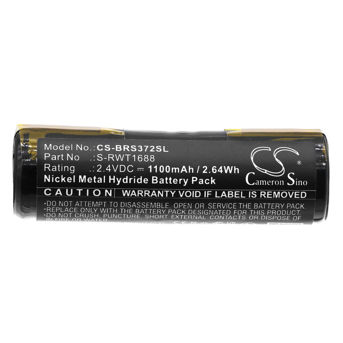 CS-BRS372SL : Battery for Rowenta Dentasonic, Dentacontrol Duo, Dentacontrol 707 and others - Replaces Rowenta RS-MH 3941, 2N-600AE, S-RWT1688 and others