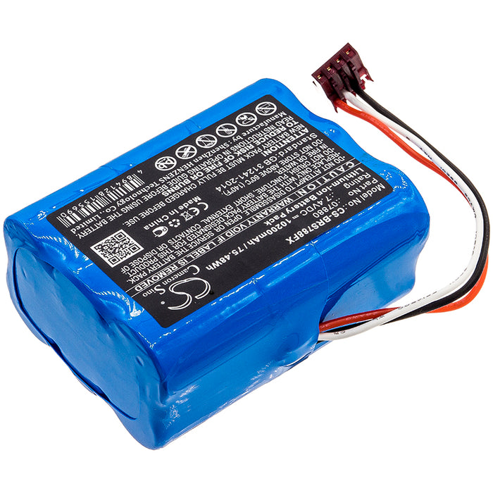 CS-BRS788FX : Battery for Bright Star LightHawk, 07802, 07815 and others - Replaces Bright Star 07880
