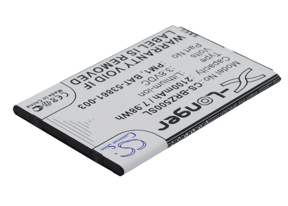 CS-BRZ500SL : Battery for Blackberry Z5 - Replaces Blackberry PM1, BAT-53861-003