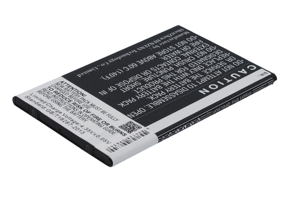 CS-BRZ500SL : Battery for Blackberry Z5 - Replaces Blackberry PM1, BAT-53861-003